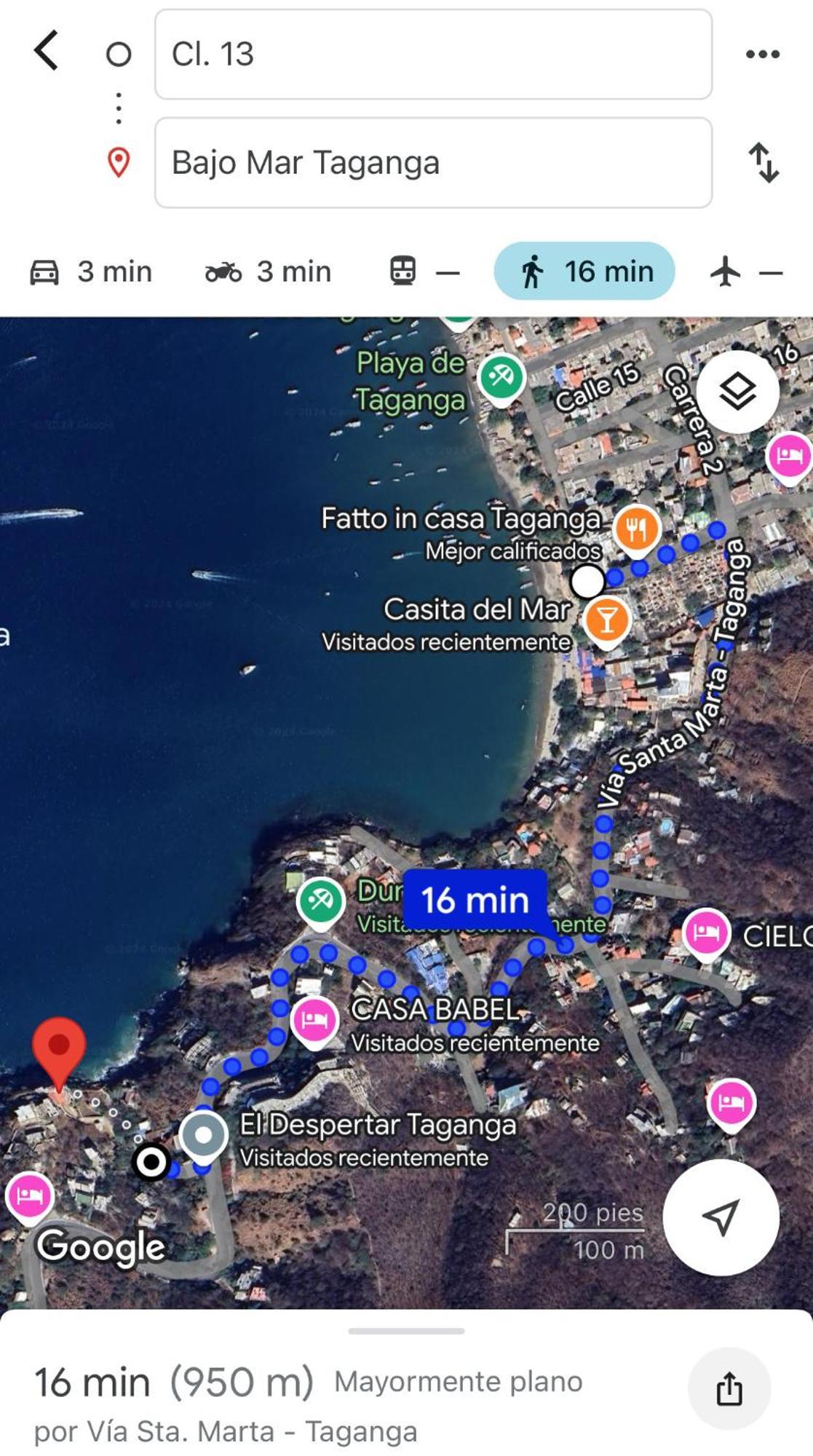 Bajo Mar Taganga, Acceso Privado A Playa Apartment